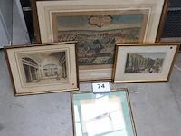 4 diverse wandplaten - afbeelding 1 van  6