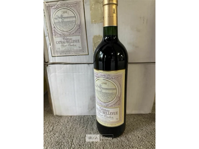 4 dozen chateau cateau bellevue 1998 - afbeelding 2 van  5