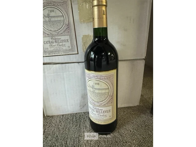 4 dozen chateau cateau bellevue 1998 - afbeelding 3 van  5