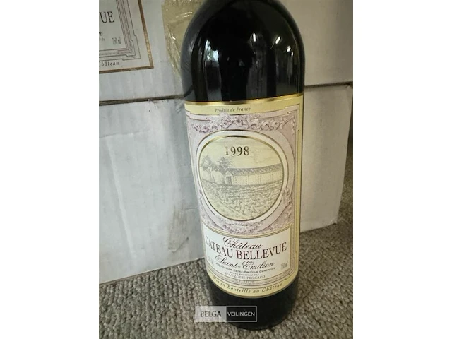 4 dozen chateau cateau bellevue 1998 - afbeelding 4 van  5
