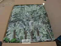 4 dozen kunstofplanten 60cm hoog - 10 stuks per doos - afbeelding 1 van  4