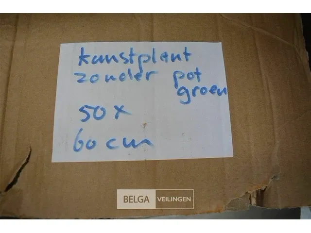 4 dozen kunstofplanten 60cm hoog - 10 stuks per doos - afbeelding 4 van  4