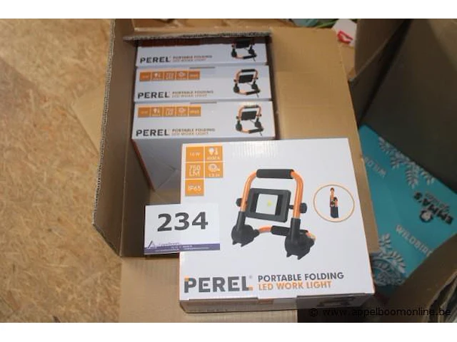 4 draagbare led lampen perel - afbeelding 1 van  2