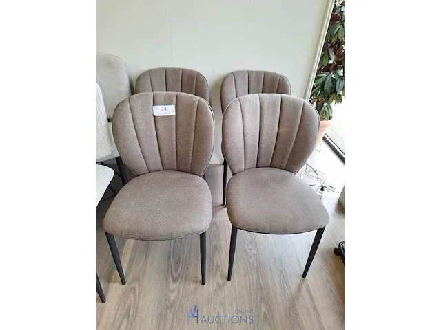 4 eetkamerstoelen - afbeelding 1 van  1