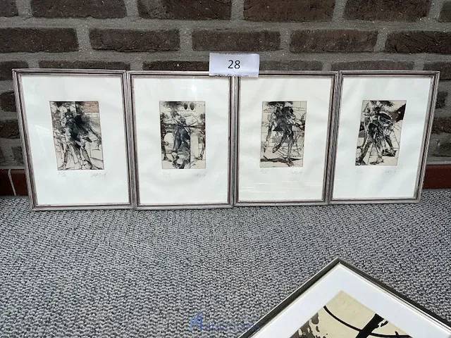 4 etsen oldrich kulhanek - afbeelding 1 van  5