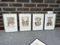 4 etsen oldrich kulhanek - afbeelding 1 van  6