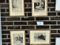 4 etsen paul van eyck - afbeelding 1 van  6