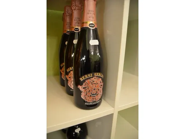 4 fl. bersi serlini francia corta rose 75cl, 3 fl. bersi serlini francia corte anniversario brut 75cl (906,907) - afbeelding 3 van  4