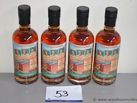 4 flessen à 50cl whisky tahat boutique-t 49,7% - afbeelding 1 van  2