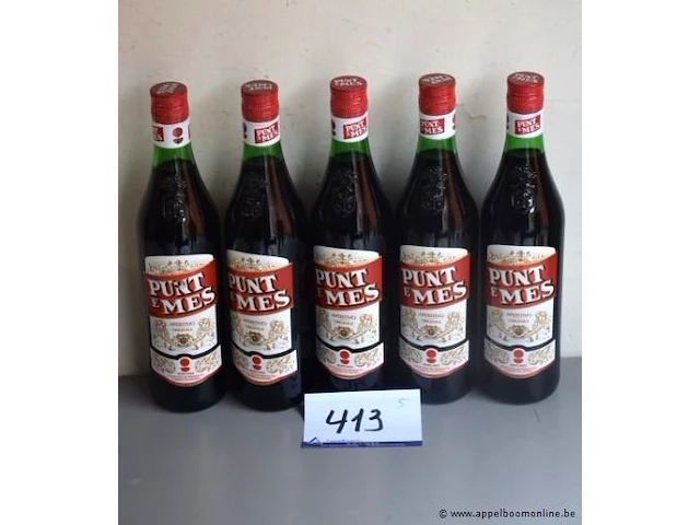 4 flessen à 70cl aperitief punt e mes 16% - afbeelding 1 van  2