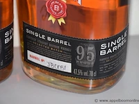 4 flessen à 70cl bourbon whisky jim bean single barrel 47,5% - afbeelding 2 van  2