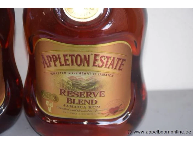 4 flessen à 70cl rum appleton estate 40% - afbeelding 2 van  2