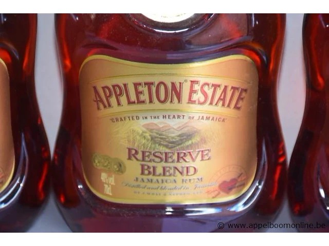 4 flessen à 70cl rum appleton estate 40% - afbeelding 2 van  2