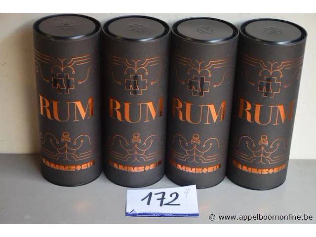 4 flessen à 70cl rum ramstein 40% - afbeelding 1 van  2