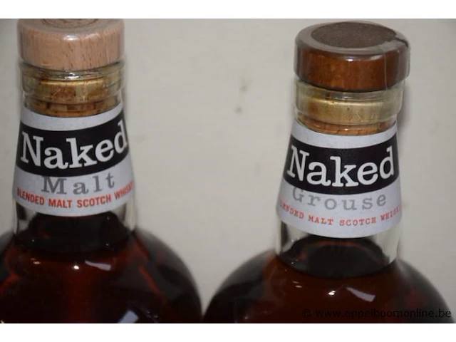 4 flessen à 70cl whiskey naked malt grouse 40% - afbeelding 3 van  3