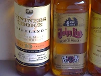 4 flessen à 70cl whiskey vitners choice, john lint, miltonduff, craig gordon 40% - afbeelding 2 van  3