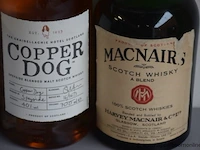 4 flessen à 70cl whiskey wild weasel, belgian cream, copper dog, macnair 40% - afbeelding 2 van  3