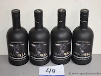 4 flessen à 70cl whisky blackbull peated edition 50% - afbeelding 1 van  2