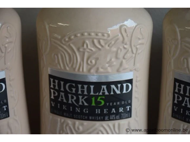 4 flessen à 70cl whisky highland park 15 44% - afbeelding 2 van  2