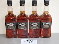 4 flessen à 70cl whisky jack daniels bonded 50% - afbeelding 1 van  2