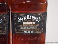 4 flessen à 70cl whisky jack daniels bonded 50% - afbeelding 2 van  2