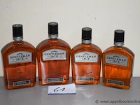 4 flessen à 70cl whisky jack daniels gentleman jack 40%