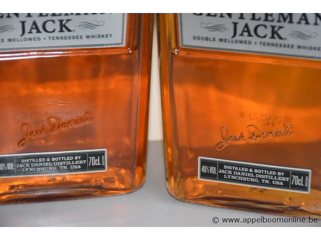 4 flessen à 70cl whisky jack daniels gentleman jack 40% - afbeelding 2 van  3