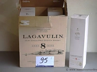 4 flessen à 70cl whisky lagavulin 8yr 48%