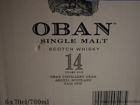 4 flessen à 70cl whisky oban 14yr 40% - afbeelding 2 van  3