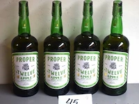 4 flessen à 70cl whisky proper twelve apple 35% - afbeelding 1 van  2