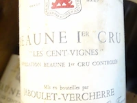 4 flessen beaune 1er cru les cents-vignes 1981 - afbeelding 3 van  9