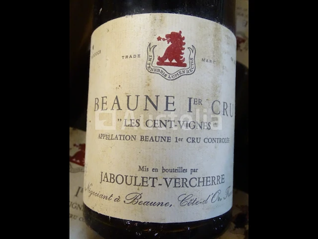 4 flessen beaune 1er cru les cents-vignes 1981 - afbeelding 4 van  9