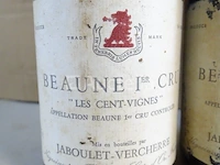 4 flessen beaune 1er cru les cents-vignes 1981 - afbeelding 7 van  9