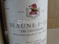 4 flessen beaune 1er cru les cents-vignes 1981 - afbeelding 8 van  9