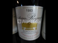 4 flessen bordeaux château roquefort 1993 - afbeelding 2 van  3