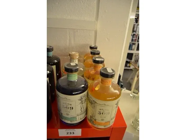 4 flessen buss no 509 belgian apple 70cl, 1 fles buss no 509 elderflower 70cl, 1 fles buss no 509 white rain 70cl (648,649,650) - afbeelding 1 van  5