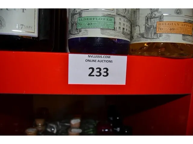4 flessen buss no 509 belgian apple 70cl, 1 fles buss no 509 elderflower 70cl, 1 fles buss no 509 white rain 70cl (648,649,650) - afbeelding 2 van  5