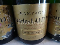 4 flessen champagne brut charles lafitte - afbeelding 1 van  4