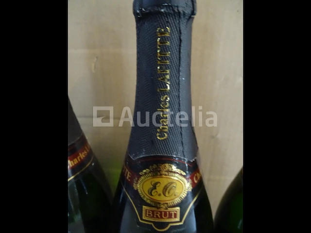 4 flessen champagne brut charles lafitte - afbeelding 2 van  4