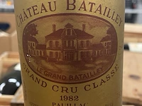 4 flessen château batailley pauillac, 1982 - afbeelding 1 van  2