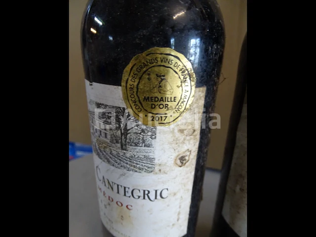 4 flessen château cantegric 2015 bordeaux haut médoc - afbeelding 2 van  4