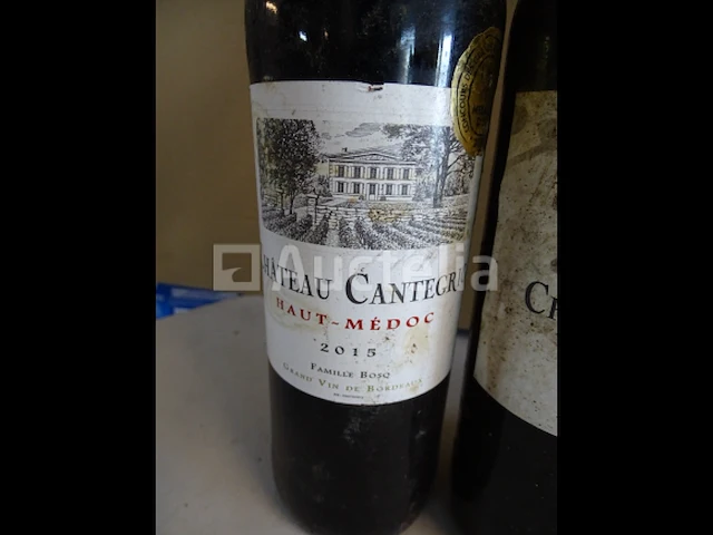 4 flessen château cantegric 2015 bordeaux haut médoc - afbeelding 4 van  4