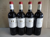 4 flessen château haut-beychevelle gloria saint-julien 2006 - afbeelding 1 van  4