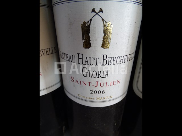 4 flessen château haut-beychevelle gloria saint-julien 2006 - afbeelding 2 van  4