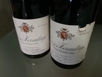 4 flessen crozes hermitage - rode bourgogne wijnen 1988 - afbeelding 2 van  3