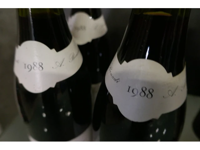 4 flessen crozes hermitage - rode bourgogne wijnen 1988 - afbeelding 3 van  3