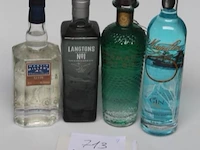 4 flessen diverse gin wo langtons - afbeelding 1 van  3