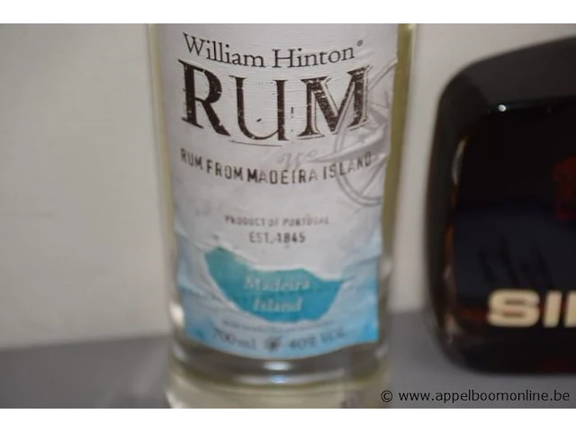 4 flessen diverse rum wo sir chill 37,7% - afbeelding 3 van  5