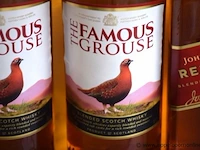 4 flessen diverse whiskey wo famous grouse 40% - afbeelding 2 van  3