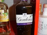4 flessen gordons sloe gin 70cl, 2 flessen gordons gin elderflowers 70cl, 4 flessen gordons gin silicion lemon 70cl (639,640,641) - afbeelding 3 van  4